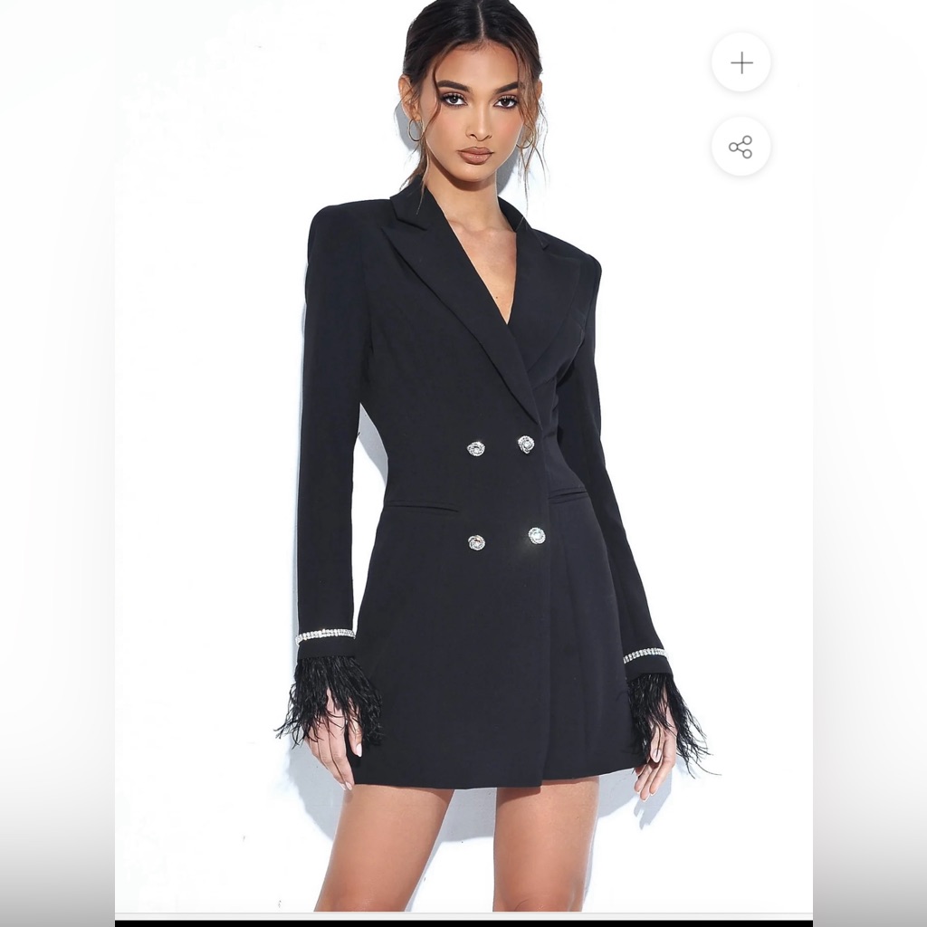 Blaze Black Dress Size Large Runs Small